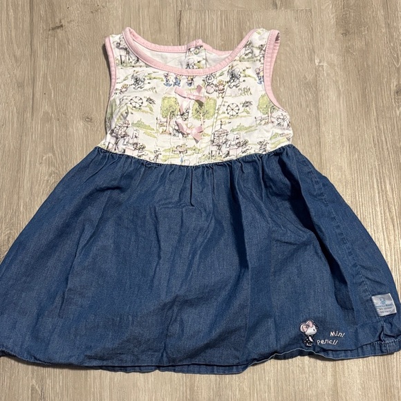 Blue and Pink Kids Dress - Picture 1 of 1